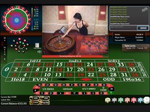 7Red live roulette