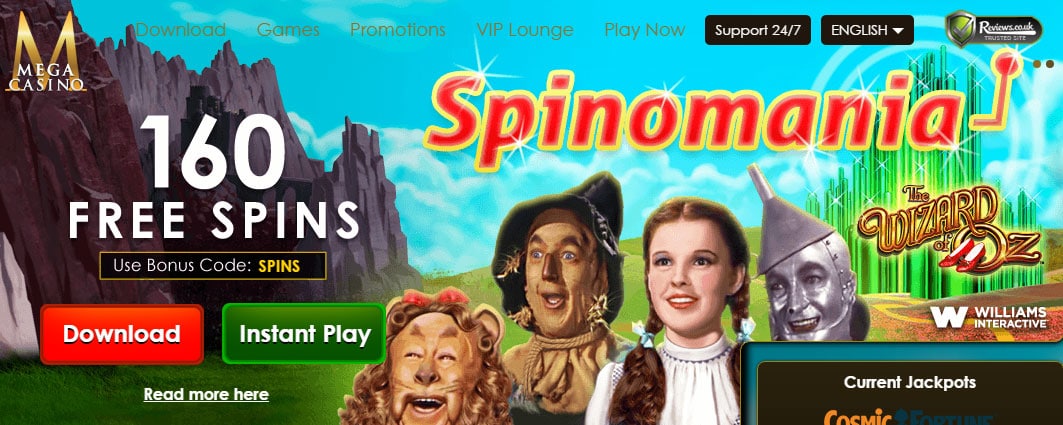 MegaCasino - Vegas style casino spellen.