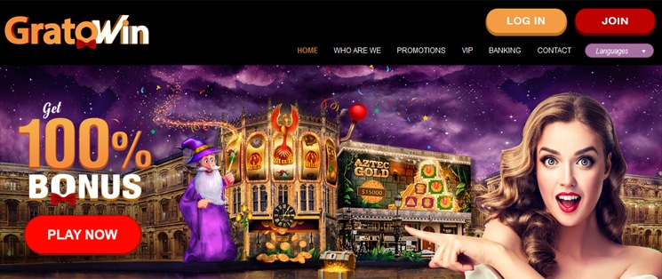 GratoWin - 50 GRATIS Spins